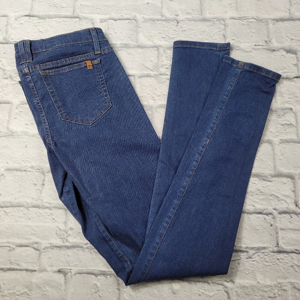 Joe's Women's Jeans Coated Reeza The Skinny Dark Blue Wash Stretch size 29